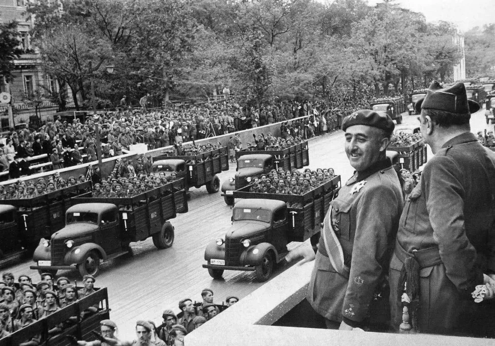 La dictadura sangrienta del franquismo