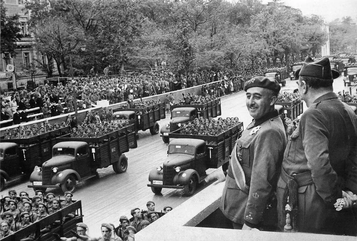 La dictadura sangrienta del franquismo